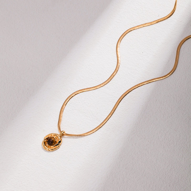 Stratavelle Snake Chain Necklace - Rivelle Jewelry