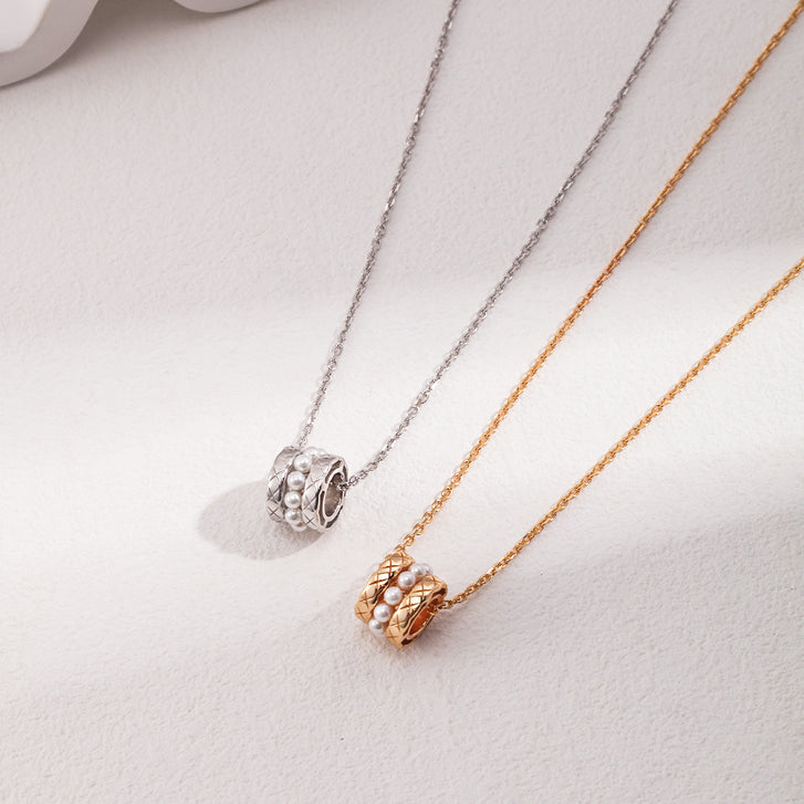 Nacrène Pearl Necklace - Rivelle Jewelry